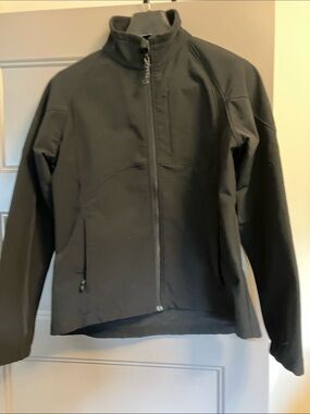 Black Diamond Women's Black Utility Jacket with Stand Collar